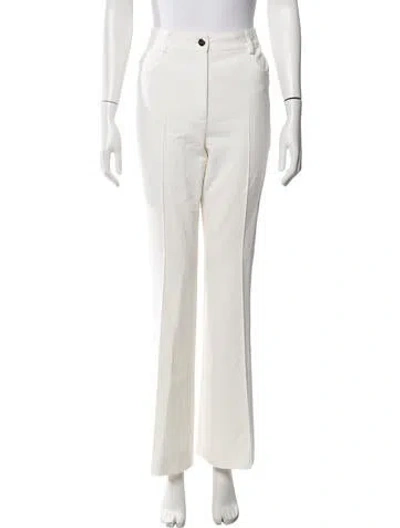 Pre-owned Akris Flared Pants In Neutrals