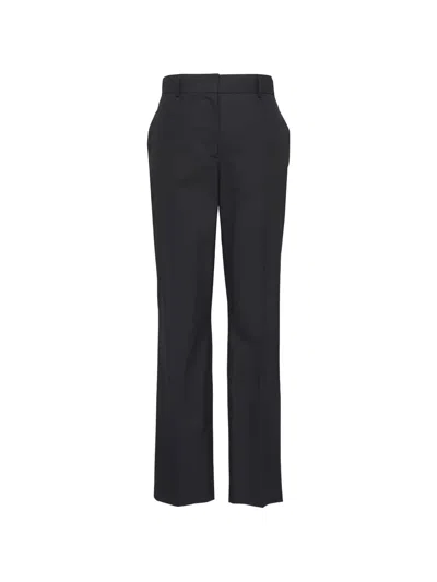 Akris Flavin Straight Trousers In Black