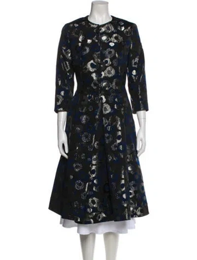 Pre-owned Akris Floral Print Evening Jacket In Multi