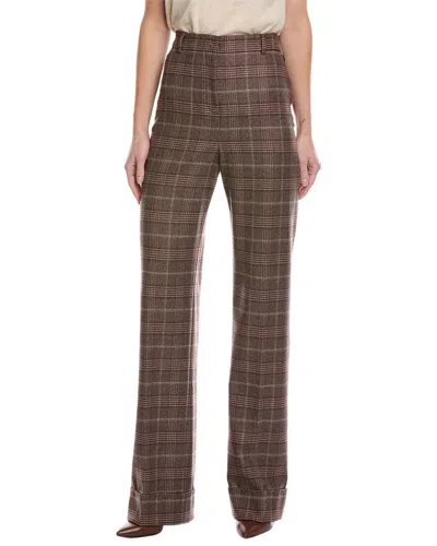Akris Flore Cashmere Pant In Brown
