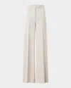 Akris Floretta Twill Wide-leg Pants