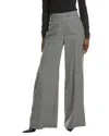 Akris Floretta Wool Pant In Gray