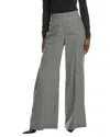 Akris Floretta Wool Pant In Gray