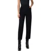 Akris Flynn High Waist Cotton Double Face Ankle Pants In Black