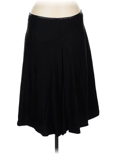 Pre-owned Akris Formal Skirt In Black