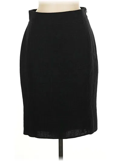 Pre-owned Akris Formal Skirt In Black