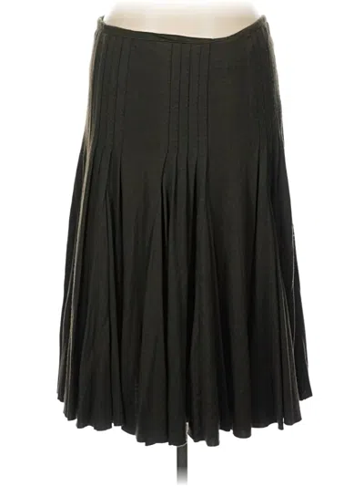 Pre-owned Akris Formal Skirt In Green
