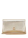 Akris Grained Leather Crossbody Bag In Gold