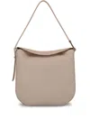 Akris Grained-texture Leather Bag In Neutrals