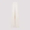 Akris Greige Silk Fellia Chiffon Pants In Nude & Neutrals