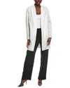 Akris Hector Silk-blend Coat In Gray