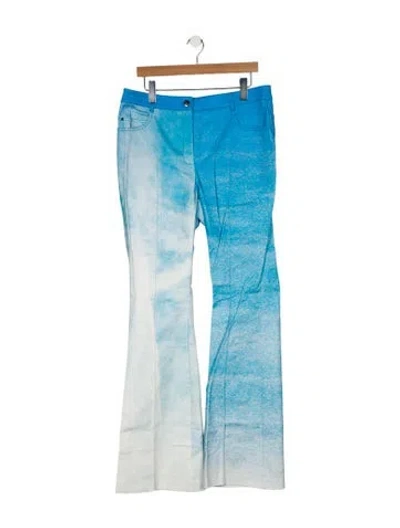 Pre-owned Akris High-rise Wide Leg Jeans W/ Tags In Blue