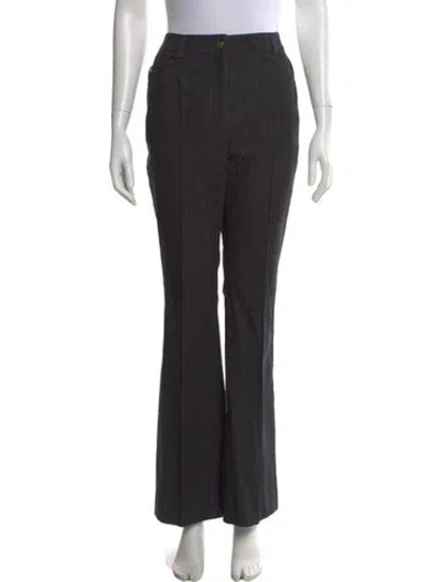 Pre-owned Akris High-rise Wide Leg Jeans W/ Tags In Gray