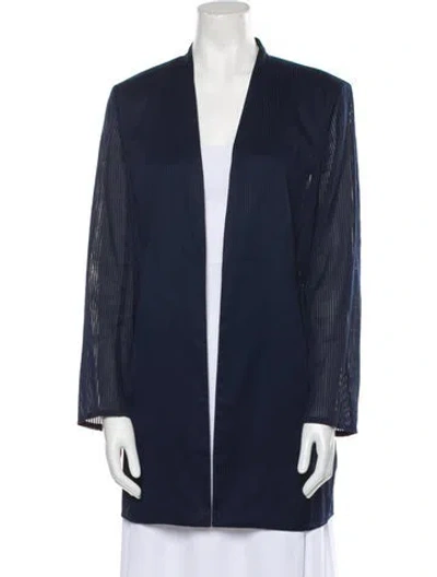 Pre-owned Akris Jacket In Blue