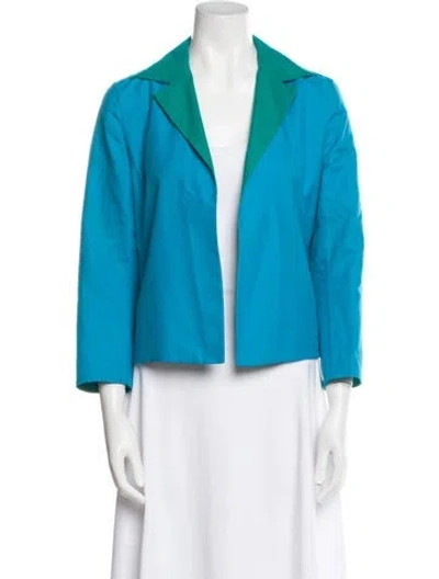 Pre-owned Akris Jacket In Blue