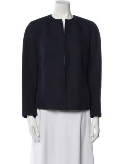 Pre-owned Akris Jacket In Blue