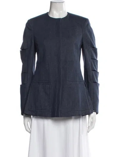 Pre-owned Akris Jacket In Blue