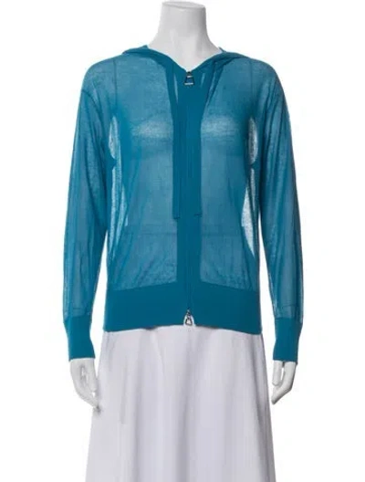 Pre-owned Akris Jacket In Blue