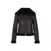 Akris Lamb Leather Jacket In Brown