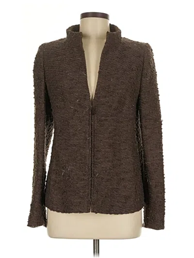 Pre-owned Akris Jacket In Brown