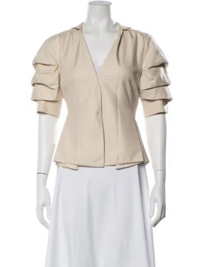 Pre-owned Akris Jacket In Neutrals