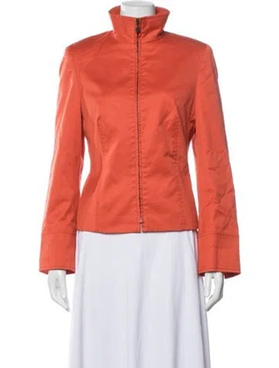 Pre-owned Akris Jacket In Orange