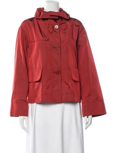 Pre-owned Akris Jacket In Red