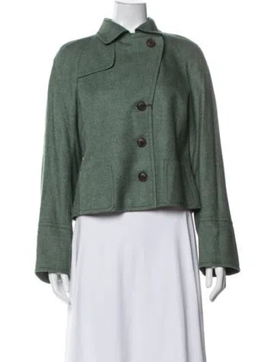 Pre-owned Akris Jacket W/ Tags In Green