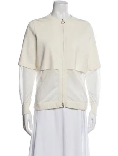 Pre-owned Akris Jacket In White