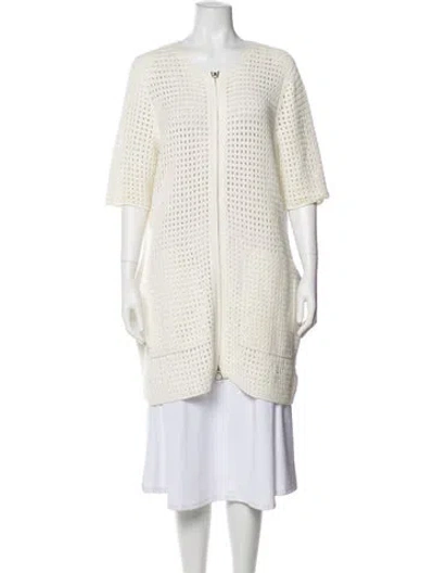 Pre-owned Akris Jacket In White