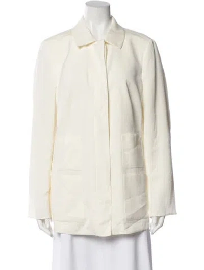 Pre-owned Akris Jacket In Yellow