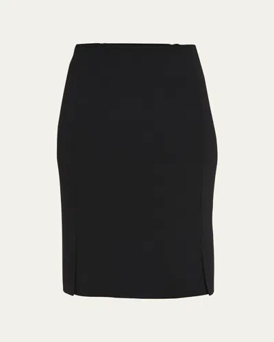 Akris Knee-length Pencil Skirt In Black