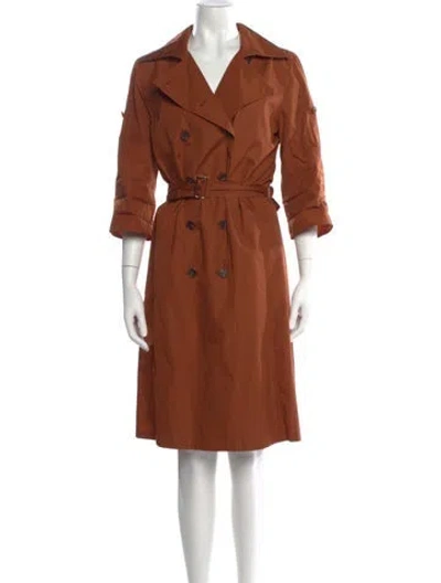 Pre-owned Akris Knee-length Dress In Orange