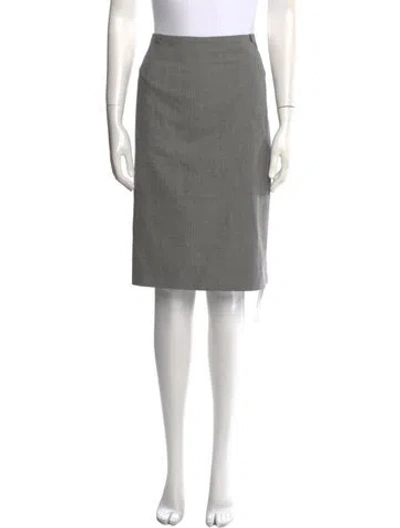 Pre-owned Akris Knee-length Skirt In Black