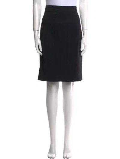 Pre-owned Akris Knee-length Skirt In Black