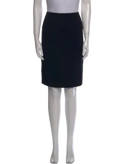 Pre-owned Akris Knee-length Skirt In Black