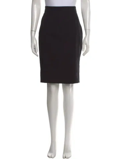 Pre-owned Akris Knee-length Skirt In Black