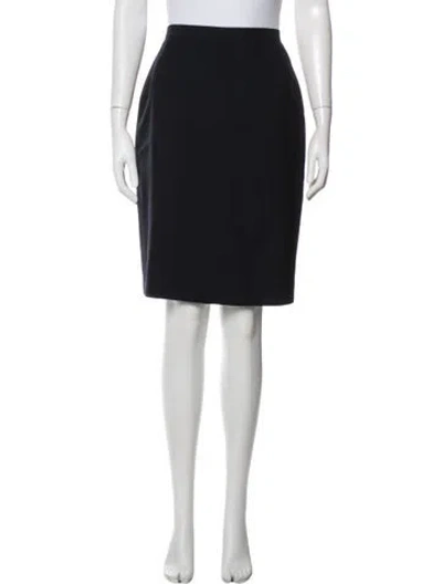 Pre-owned Akris Knee-length Skirt In Blue