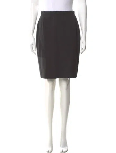 Pre-owned Akris Knee-length Skirt In Gray