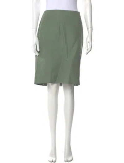 Pre-owned Akris Knee-length Skirt In Green
