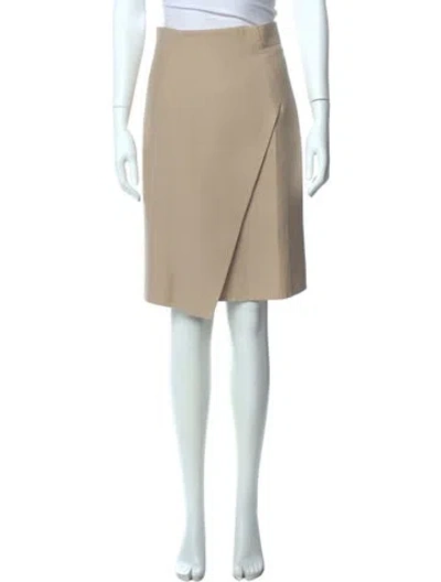 Pre-owned Akris Knee-length Skirt In Neutral
