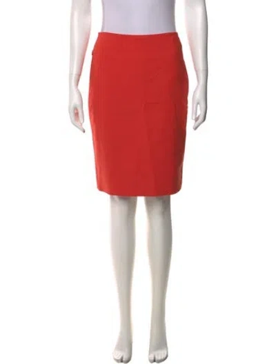 Pre-owned Akris Knee-length Skirt In Orange