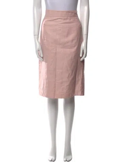 Pre-owned Akris Knee-length Skirt In Pink