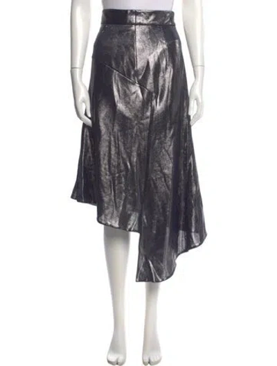 Pre-owned Akris Knee-length Skirt In Silver