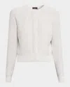 Akris Knit Cardigan With Sequins In White