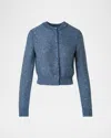 Akris Knit Sequin Button-front Cardigan