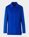 Akris Laars Double-face Cashmere Jacket In Blue