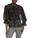 Akris Lace Blouse In Black