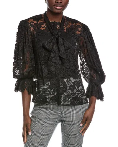 Akris Lace Blouse In Black
