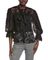 Akris Lace Blouse In Black